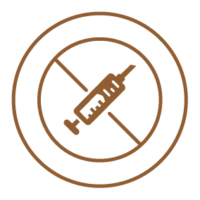 Steroid-free &</br> Paraben-free