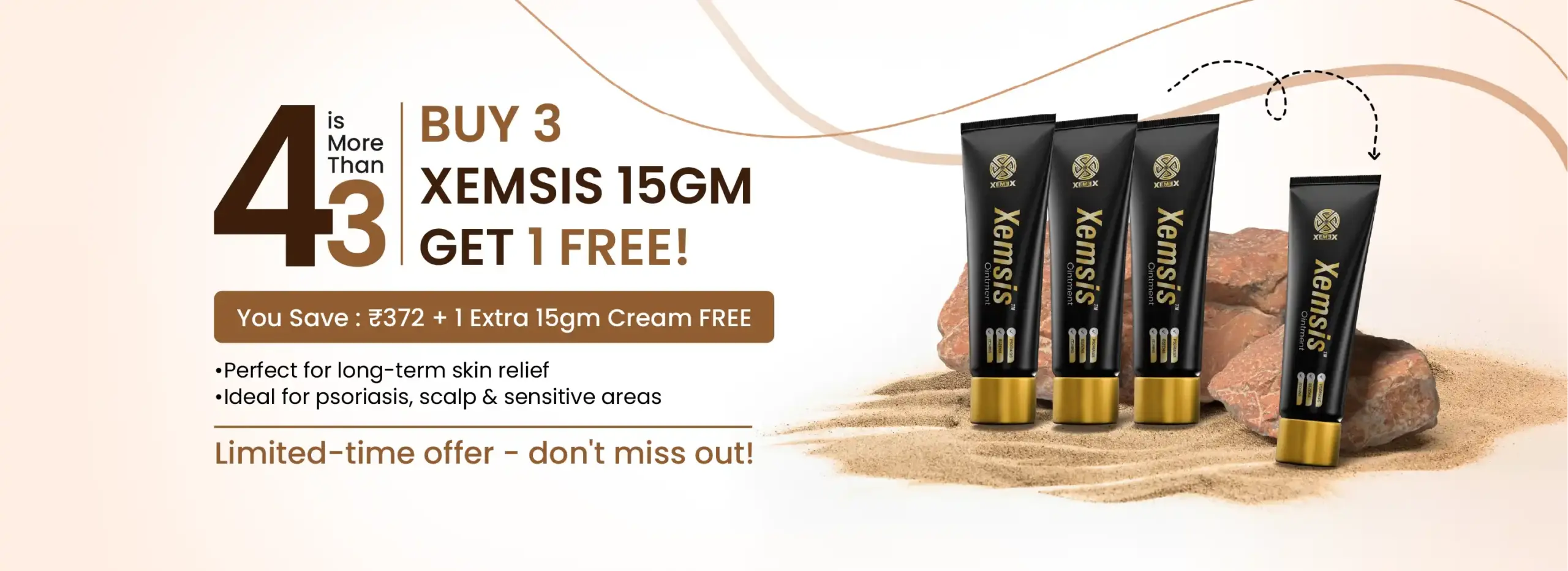 Xemsis 15gm Offer Banner