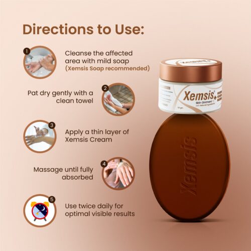 Xemsis Combo 50gm Cream + 100gm Soap